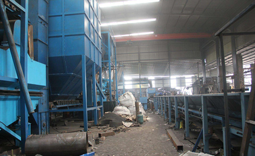 粘土砂(shā)設備生産(chǎn)線