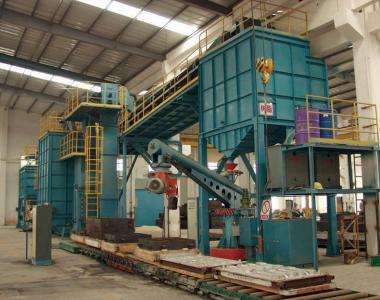 公司專業(yè)生産樹脂(zhi)砂設備