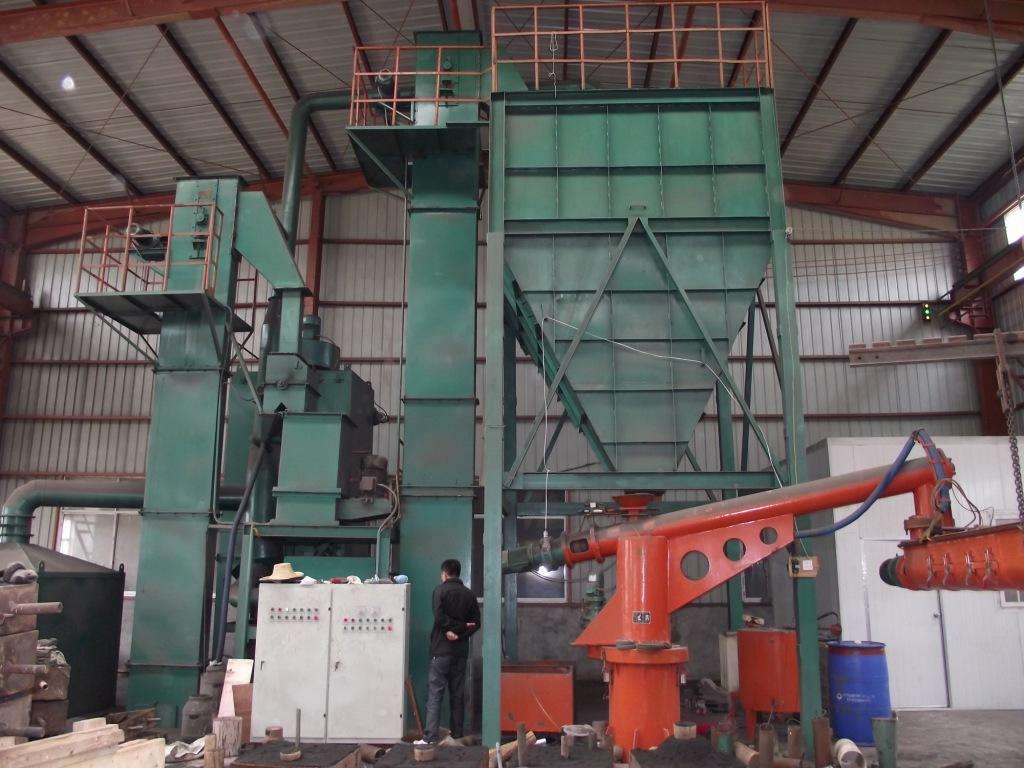 樹脂砂(sha)生産線